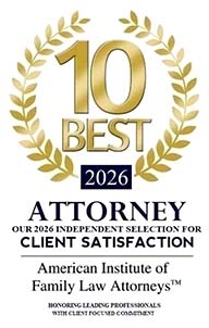 10 Best 2026 Attorney - Client Satisfaction, American Institute of Family Law Attorneys